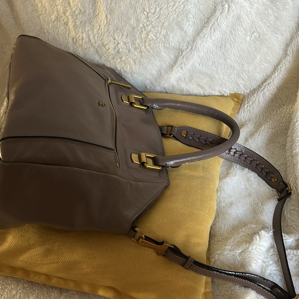 ELLIOT LUCCA GENUINE LEATHER SATCHEL BAG - Picture 8 of 9